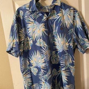 Large SILK Tommy Bahama button up shirt